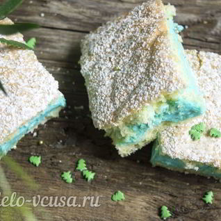 Бисквитное пирожное со сливочным кремом