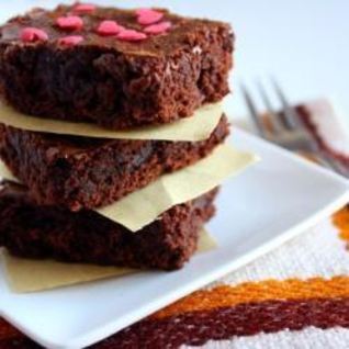 Брауни с клубникой