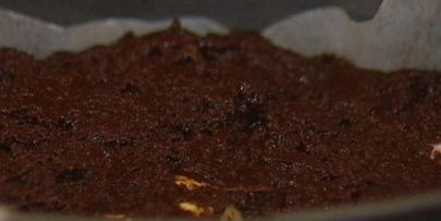 брауни с макадамией и белым шоколадом