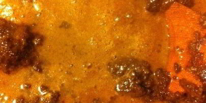 брауни с темным пивом и малиной