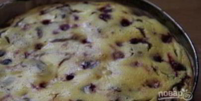 брауни с творогом и вишней