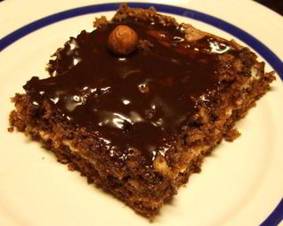 Брауни с творожной начинкой