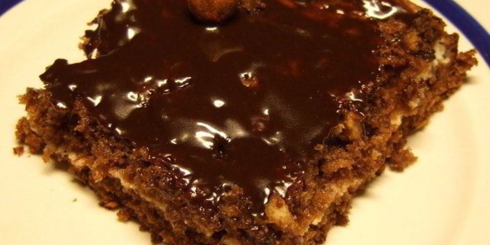 Рецепт брауни с творожной начинкой