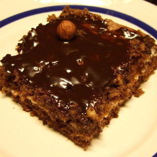 Брауни с творожной начинкой