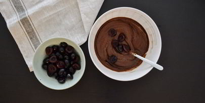 брауни с вишней