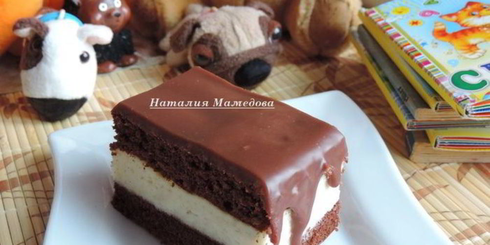 Рецепт детское шоколадное пирожное киндер