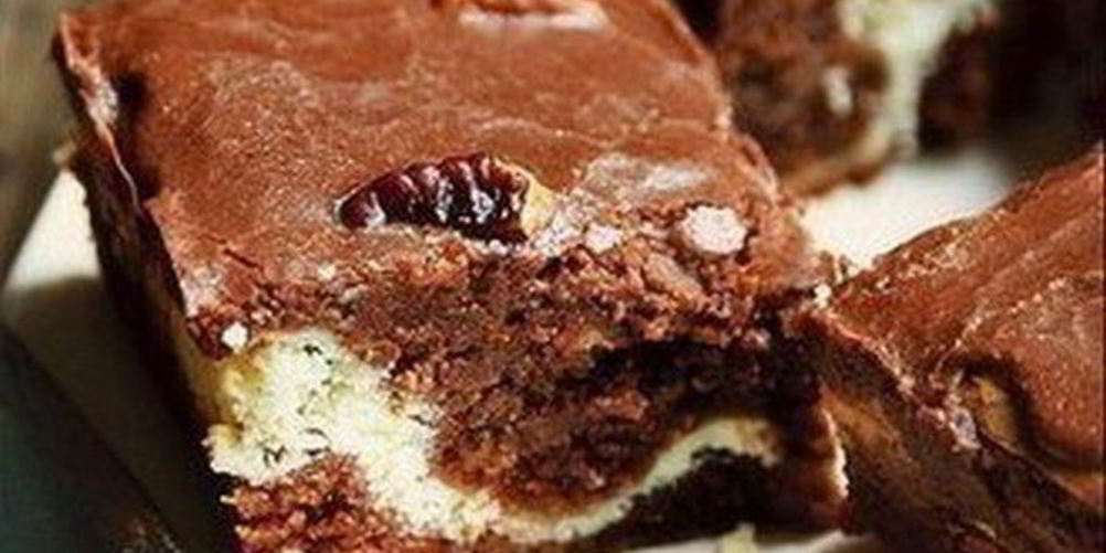 Рецепт двухцветные брауни с орехом