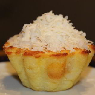 Картофельно-сырное пирожное с курицей