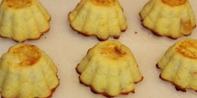 картофельно-сырное пирожное с курицей