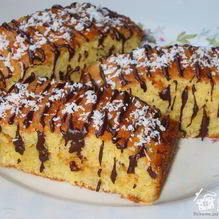 Рецепт Кокосовые пирожные с шоколадом