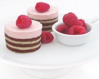 Малиновое пирожное