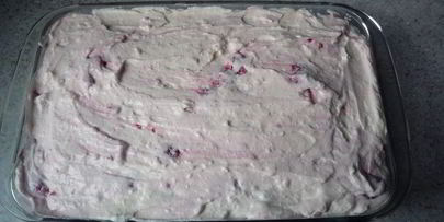 малиновые пирожные страчателла