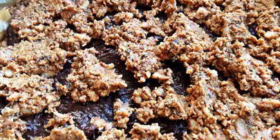 овсяные пирожные с шоколадной прослойкой