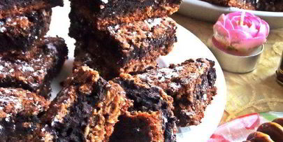 овсяные пирожные с шоколадной прослойкой