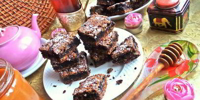 овсяные пирожные с шоколадной прослойкой