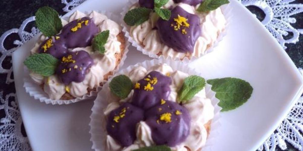 Рецепт пирожное фиалки