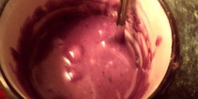 пирожное фиалки