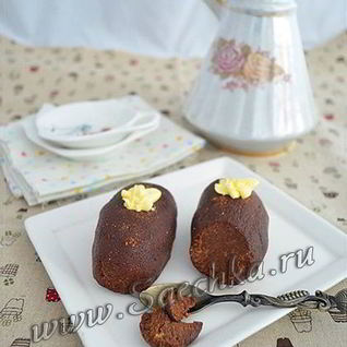 Пирожное Картошка из бисквита