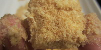 пирожное мини наполеончики из слоеного теста