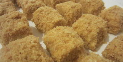 пирожное мини наполеончики из слоеного теста