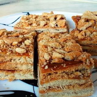 Пирожное с вареной сгущенкой