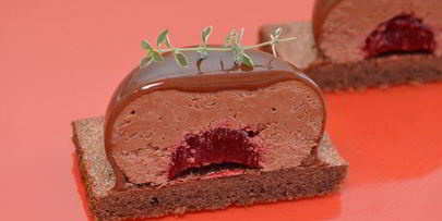 пирожное шоколад-тимьян