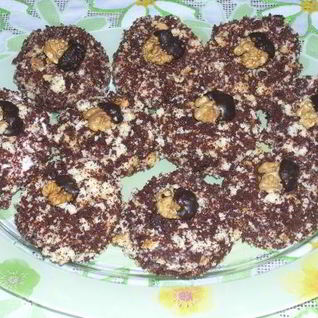 Пирожные ежики