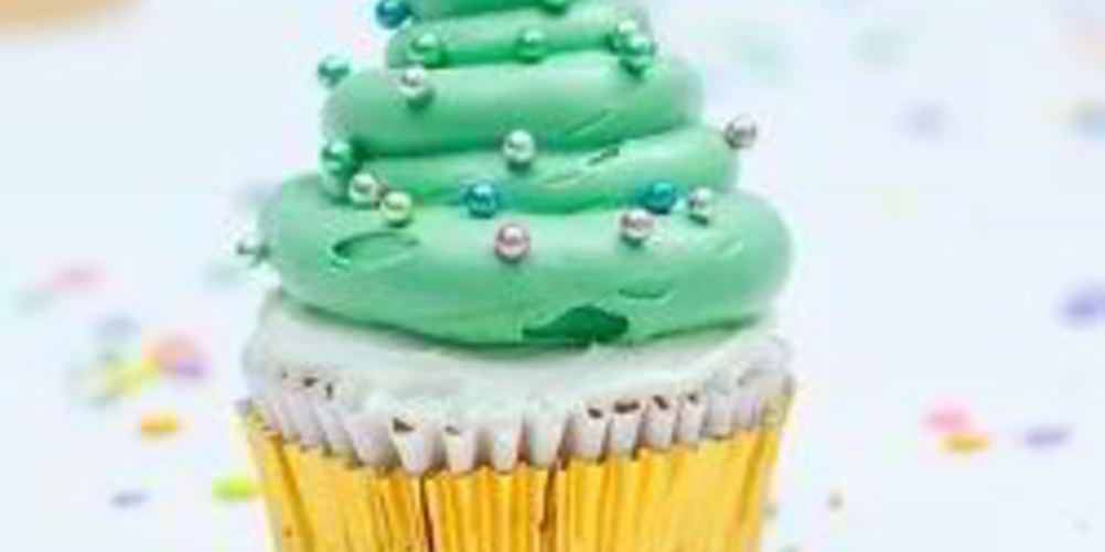 Рецепт пирожные капкейки елочки