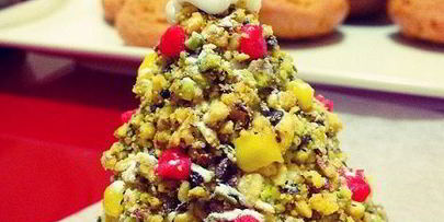 пирожные новогодние елочки