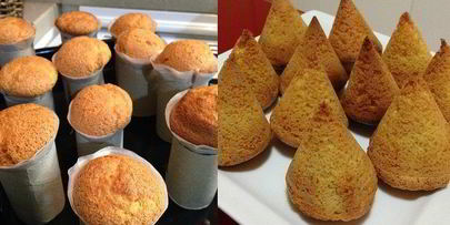 пирожные новогодние елочки