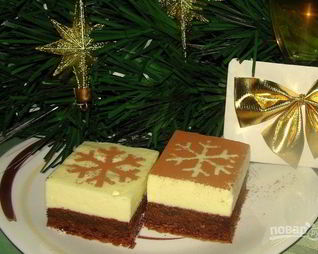 Пирожные Новогодняя нежность