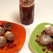 Рецепт Пирожные с горячим шоколадом