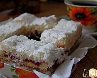 Пирожные с кокосовой стружкой