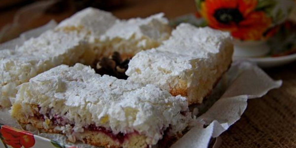 Рецепт пирожные с кокосовой стружкой