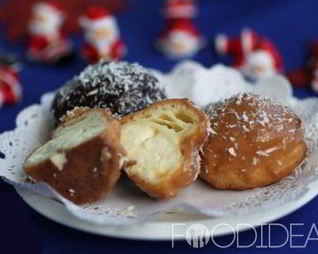 Пирожные с кокосовым кремом