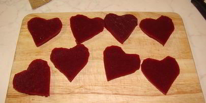 пирожные сердце для влюбленных