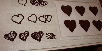 пирожные сердце для влюбленных