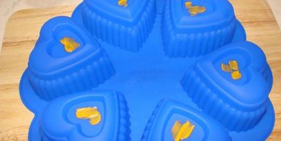 пирожные сердце для влюбленных