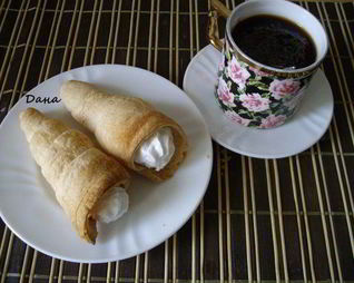 Пирожные трубочки