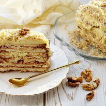 Рецепт Простое слоеное пирожное