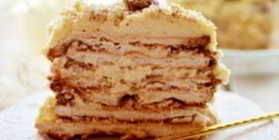 простое слоеное пирожное