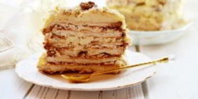 простое слоеное пирожное