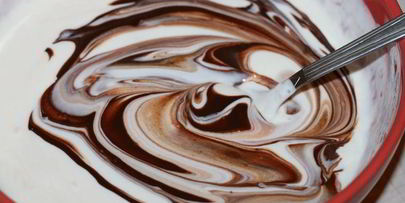 шоколадно-банановые пирожные