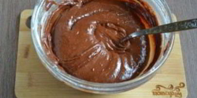 шоколадный брауни с вишней