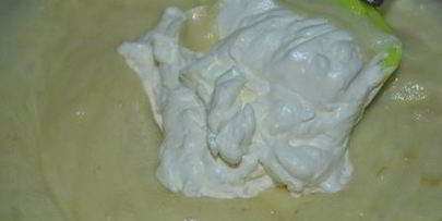 швейцарские заварные пирожные с яблочным кремом