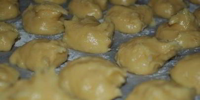 швейцарские заварные пирожные с яблочным кремом