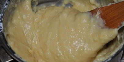 швейцарские заварные пирожные с яблочным кремом