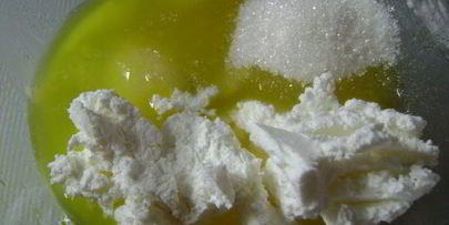 творожно-кокосовые пирожные