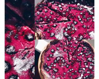 Творожный брауни с черной смородиной Chocolate Blackcurrant