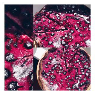 Творожный брауни с черной смородиной Chocolate Blackcurrant